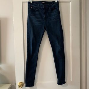 Hudson dark wash skinny jeans